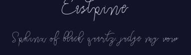 Eastpine by Faqih Fawaji — Script Handwritten Font — thumbnail 2