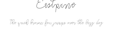 Eastpine by Faqih Fawaji — Script Handwritten Font — thumbnail 1