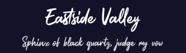 Eastside Valley by Invasi Typework — Script Handwritten Font — thumbnail 2