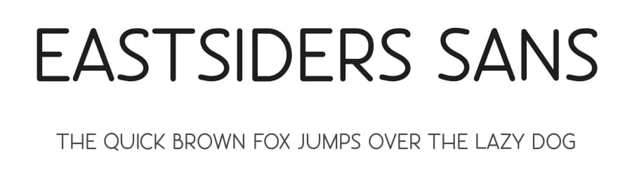 Eastsiders Sans by Wellscript Studio — Sans Serif Font
