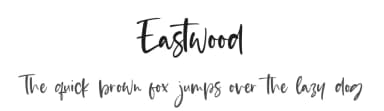 Eastwood by Balpirick Studio — Script Handwritten Font — thumbnail 1
