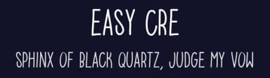 Easy Cre by Fred Cre — Script Handwritten Font — thumbnail 2