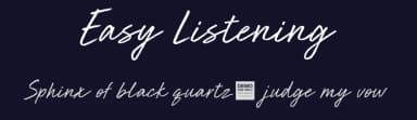 Easy Listening by BLKBK Fonts — Script Handwritten Font — thumbnail 2