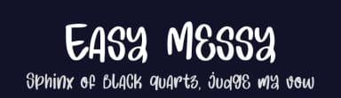 Easy Messy by DM Letter Studio - Dimas Prasetyo — Script Handwritten Font — thumbnail 2