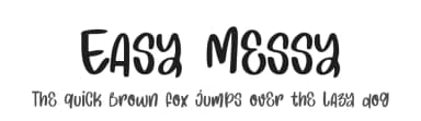 Easy Messy by DM Letter Studio - Dimas Prasetyo — Script Handwritten Font — thumbnail 1