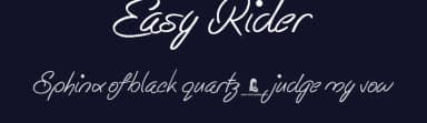 Easy Rider by JSH creates — Script Handwritten Font — thumbnail 2