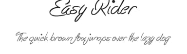 Easy Rider by JSH creates — Script Handwritten Font — thumbnail 1