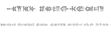 Easy Cuneiform by Intellecta Design — Dingbats Font — thumbnail 1