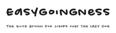 Easygoingness by Brittney Murphy Design — Script Handwritten Font — thumbnail 1