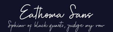 Eathoma Sans by Jadatype — Sans Serif Font — thumbnail 2