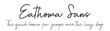 Eathoma Sans by Jadatype — Sans Serif Font — thumbnail 1