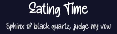 Eating Time by Andi Moz — Script Handwritten Font — thumbnail 2