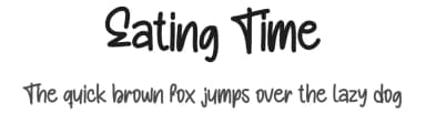 Eating Time by Andi Moz — Script Handwritten Font — thumbnail 1