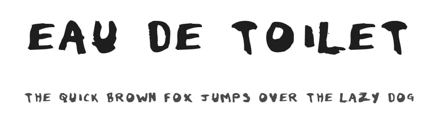 Eau de Toilet by Dave Kellam — Script Handwritten Font