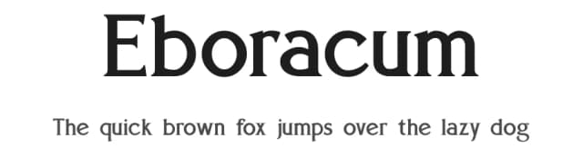 Eboracum by Pilaster Davy — Serif Font
