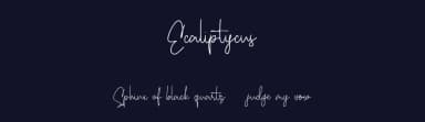Ecaliptycus by Maulana Creative — Script Handwritten Font — thumbnail 2
