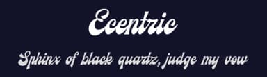 Ecentric by Redy Studio — Script Handwritten Font — thumbnail 2