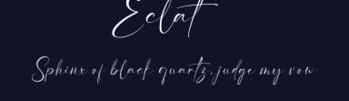 Eclat by Febryl Arully — Script Handwritten Font — thumbnail 2