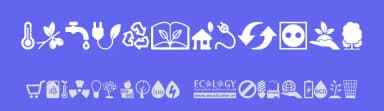 Ecology by Woodcutter — Dingbats Font — thumbnail 3