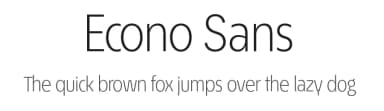 Econo Sans by ingoFonts — Sans Serif Font — thumbnail 1