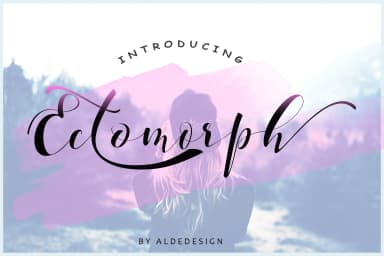 Ectomorph Font by aldedesign — Script Handwritten Font — thumbnail 1