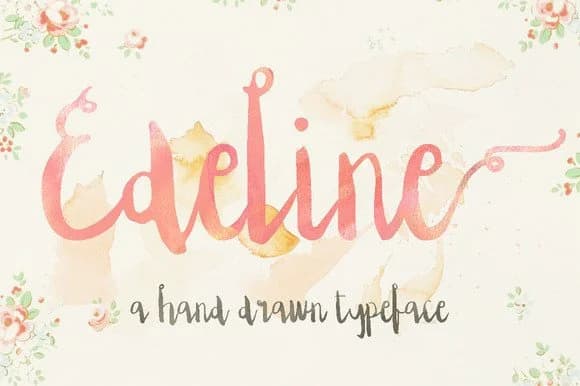 Edeline Font by Blue Robin Design Shop — Script Handwritten Font