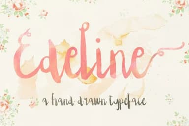 Edeline Font by Blue Robin Design Shop — Script Handwritten Font — thumbnail 1