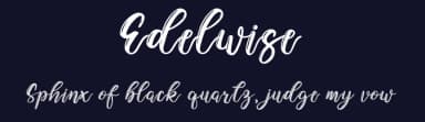 Edelwise by Ronny Studio — Script Handwritten Font — thumbnail 2