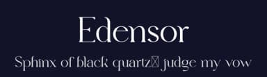 Edensor by FactoryType — Serif Font — thumbnail 2