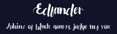 Edfander by Mariyana — Script Handwritten Font — thumbnail 2