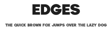 Edges by Graphicxell — Sans Serif Font — thumbnail 1
