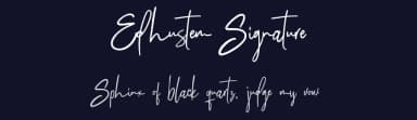 Edhustem Signature by Tebaltipis Studio — Script Handwritten Font — thumbnail 2