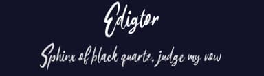Edigtor by Colative Studio — Script Handwritten Font — thumbnail 2