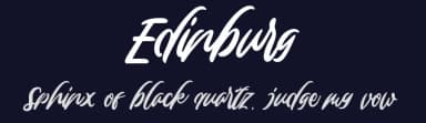 Edinburg by Typotopia Studio — Script Handwritten Font — thumbnail 2