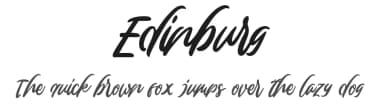Edinburg by Typotopia Studio — Script Handwritten Font — thumbnail 1