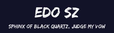 Edo SZ by Vic Fieger — Script Handwritten Font — thumbnail 2