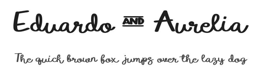Eduardo & Aurelia by PremiereGraphics — Script Handwritten Font