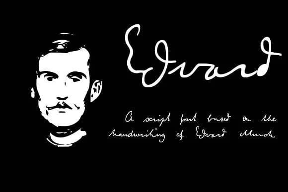 Edvard Font by juliabausenhardt — Script Handwritten Font