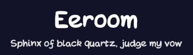 Eeroom by Bud White — Script Handwritten Font — thumbnail 2