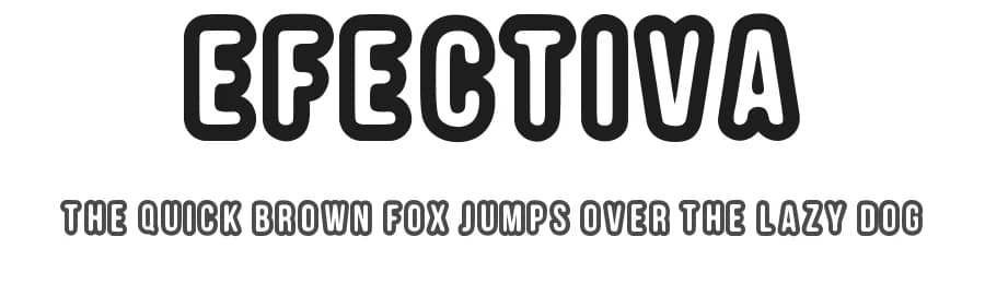 Efectiva by Woodcutter — Sans Serif Font