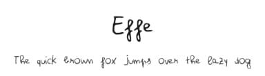 Effe by Maria Felicia — Script Handwritten Font — thumbnail 1