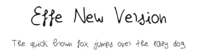 Effe New Version by Maria Felicia — Script Handwritten Font — thumbnail 1