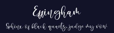 Effingham by Haksen Studio — Script Handwritten Font — thumbnail 2
