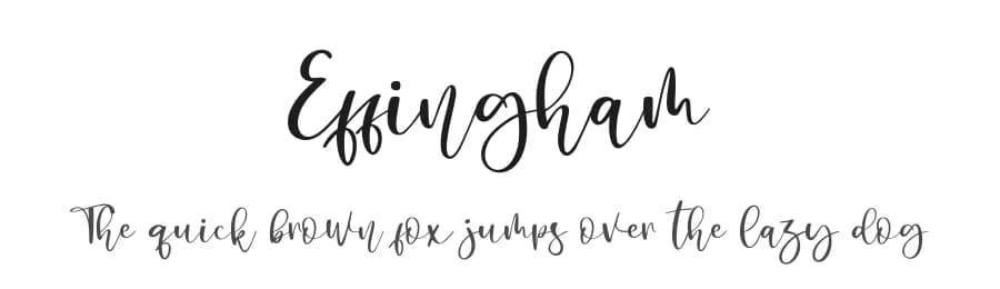 Effingham by Haksen Studio — Script Handwritten Font