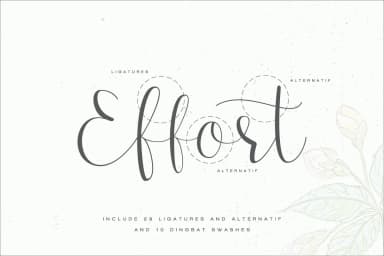 Effort Font by Dharmas Studio — Script Handwritten Font — thumbnail 2