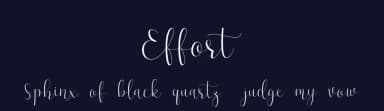 Effort by Dharmas Foundry — Script Handwritten Font — thumbnail 2