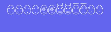 Eggfaces TFB by zanatlija — Dingbats Font — thumbnail 3