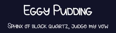Eggy Pudding by Wizzah — Script Handwritten Font — thumbnail 2