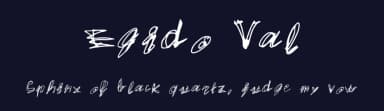 Egido Val by Raúl Egido Val — Script Handwritten Font — thumbnail 2
