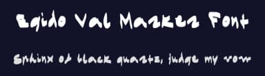 Egido Val Marker Font by Raúl Egido Val — Script Handwritten Font — thumbnail 2